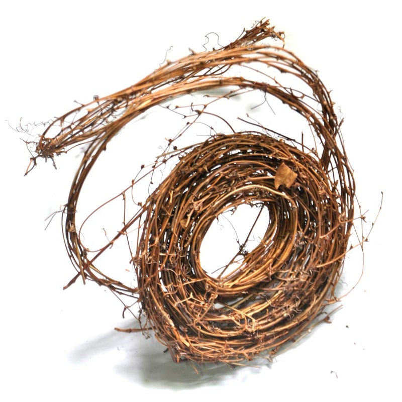Simoutal 2PCS 15-Feet Crafts Natural Grapevine Twig Garland Wreaths DIY Decor Strip (2-Pack 15FT, Natural) - Image 3